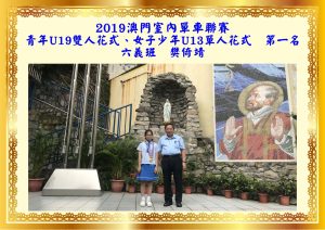 〔2019-05-16〕獲獎資訊：2019澳門室內單車聯賽第一名